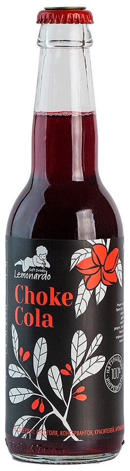 Натуральная кола из черноплодной рябины без сахара / Lemonardo Choke Cola, 330мл. - фотография № 7
