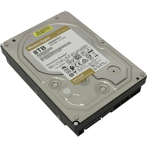 Жесткий диск Western Digital 8Tb (WD8004FRYZ) внутренний жесткий диск 3 5 8tb western digital wd8004fryz 256мб 7200rpm sata3 gold