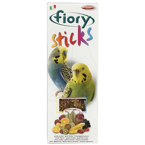 FIORY палочки для попугаев Sticks с фруктами 2х30 г