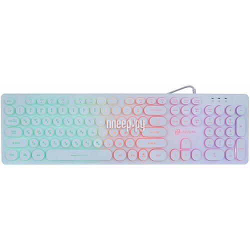 Клавиатура Oklick 420MRL белый 140000₽