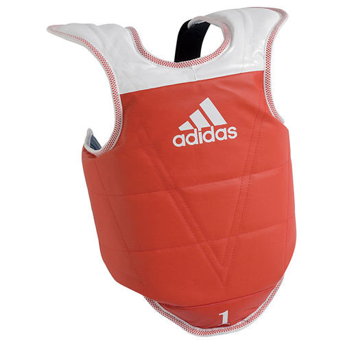 Жилет двухсторонний Adidas Kids Body Protector Reversible WTF (XXS) защита корпуса двухсторонняя adidas adult body protector reversible wt сине красная размер xl сине красный xl