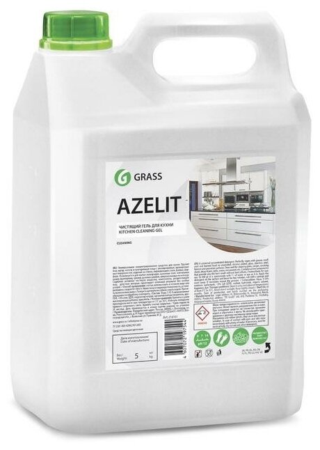 Чистящее средство Grass Azelit-gel, для кухни, 5.6 л