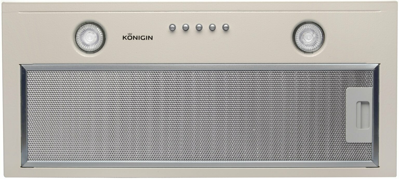 Вытяжка кухонная 50см Konigin Flatbox Ivory