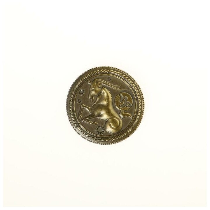Монета знак зодиака "Козерог" - фотография № 3