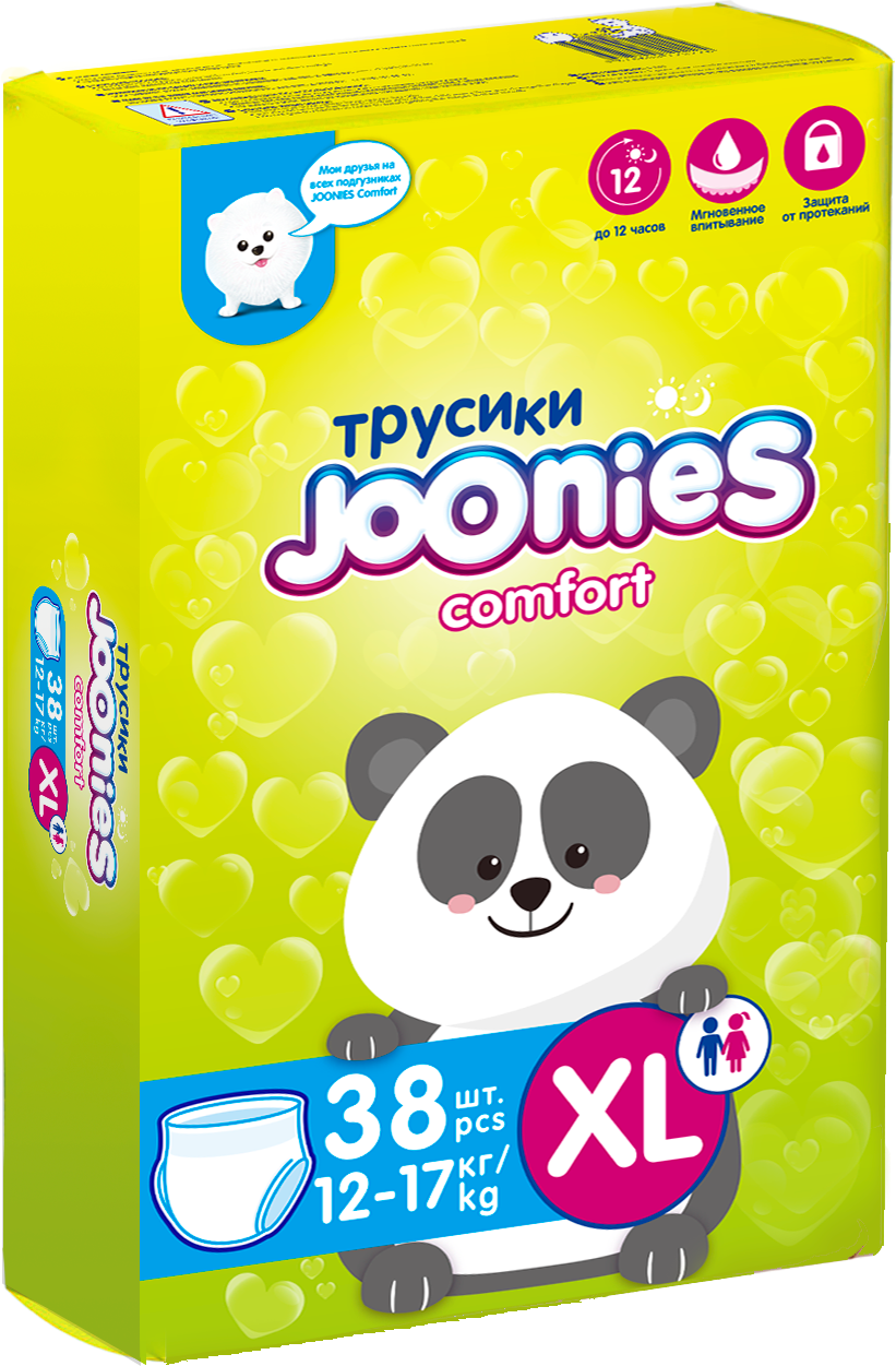 Joonies трусики Comfort XL (12-17 кг) 38 шт.