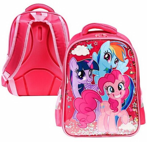 Рюкзак школьный, 39 см x 30 см x 14 см "Пони", My little Pony