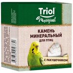 Камень минеральный Triol Original «Шишка» для птиц с ракушечником, 25г - изображение