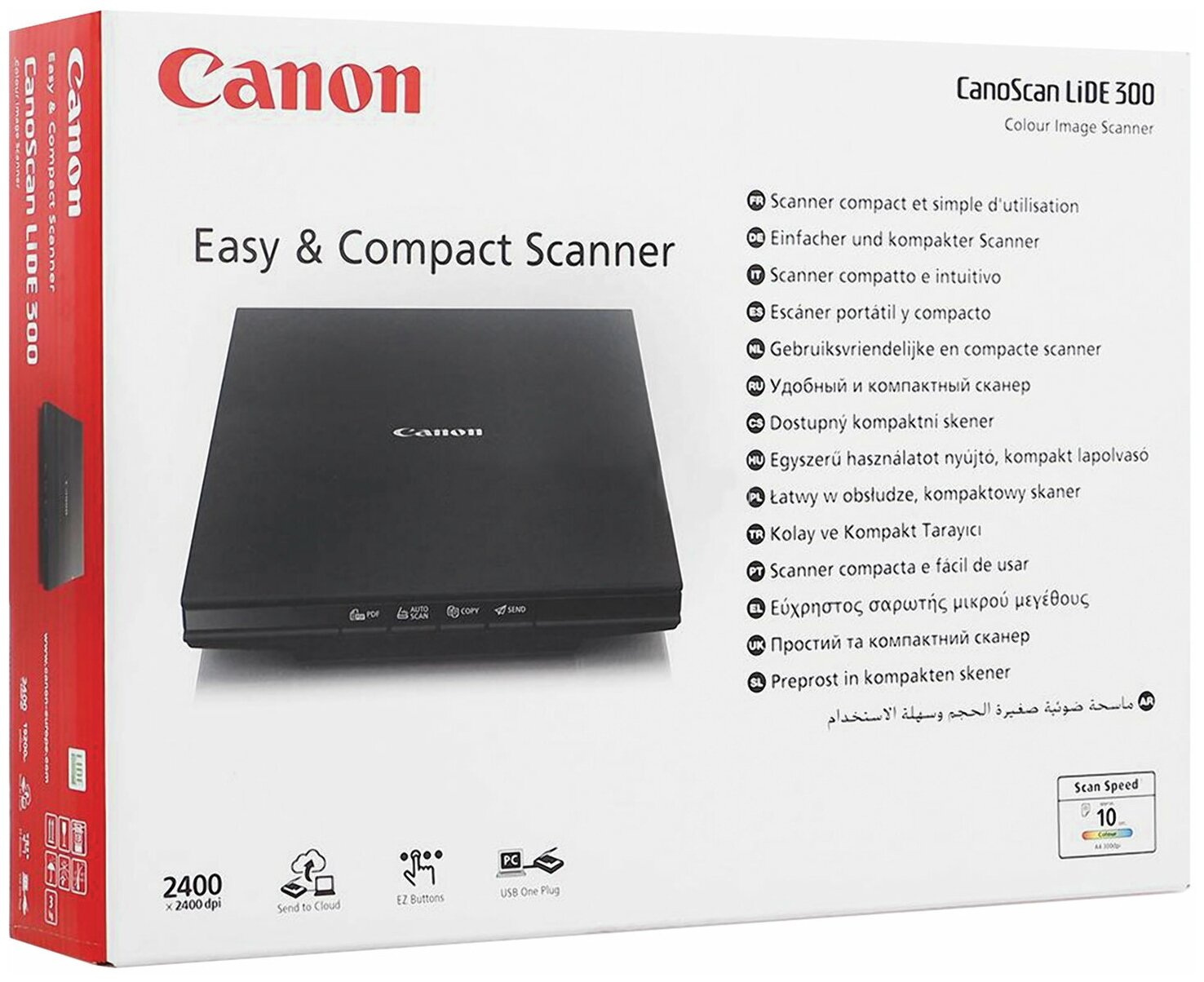 Сканер планшетный CANON CanoScan LiDE 300 (2995C010) А4 2400×4800 48 bit