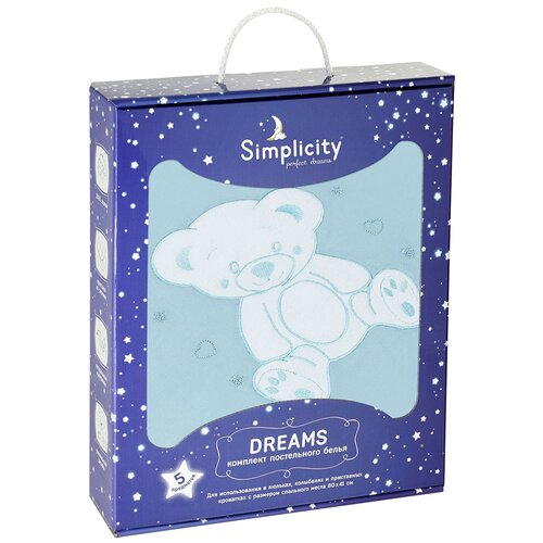 Комплект постельного белья Simplicity Dreams,Bear Love 5 предметов (Капучино)