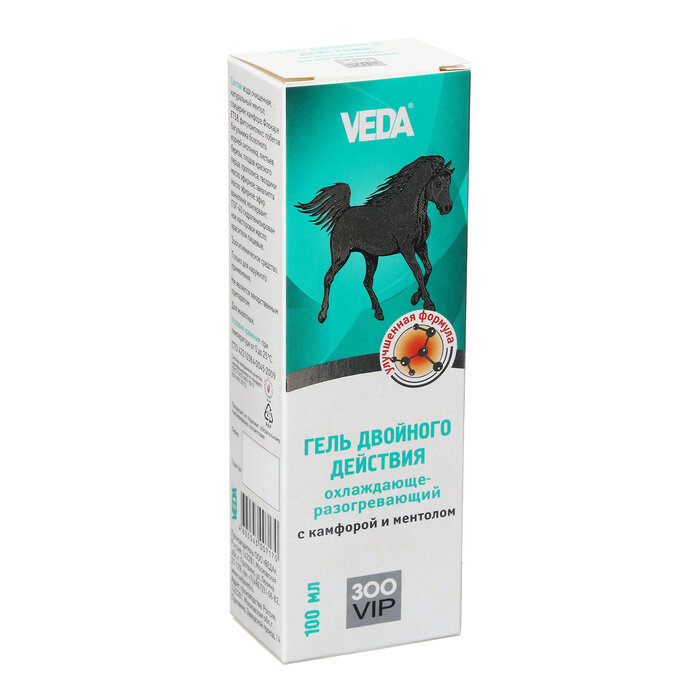 Гель VEDA ЗooVIP для лошадей охлаждающе-разогревающий