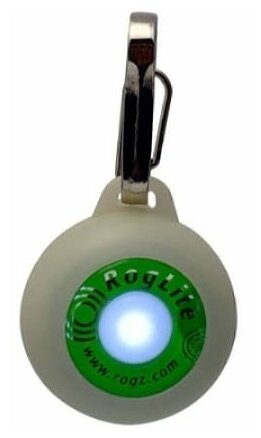 Rogz Светящаяся подвеска белый (SAFETY LIGHT) IDL02L | SAFETY LIGHT 0,02 кг 47491.бел - фотография № 3