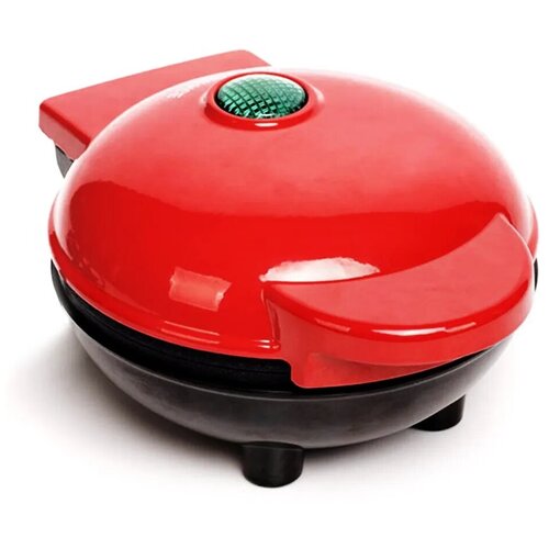 Вафельница для бельгийских вафель MINI WAFFLE электровафельница с антипригарным покрытием красный 110000₽