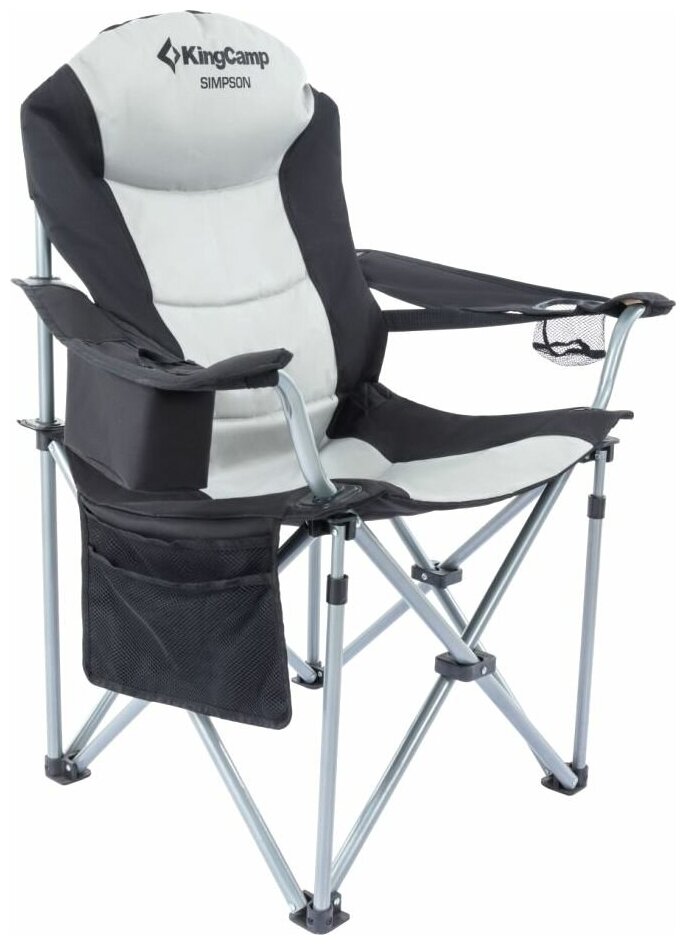 Складное кемпинговое кресло King Camp Delux Steel Arms Chair