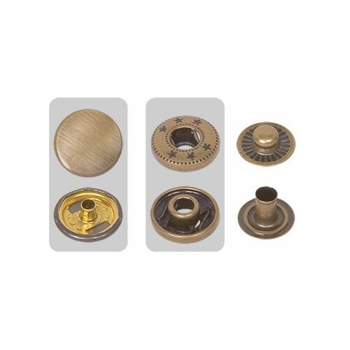 Кнопка Micron PMB-02 альфа металл d 125 мм 12 шлифованная бронза 363₽