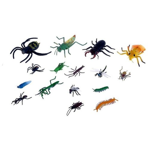 Romanoff Набор насекомых «Жучки», 16 фигурок брелок мафия 9 8 х 13 2 см