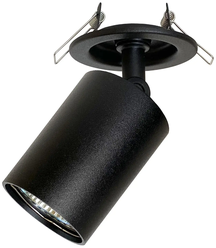 Светильник Светкомплект E51A .D55/SH, GU10, цвет арматуры: черный, цвет плафона: черный