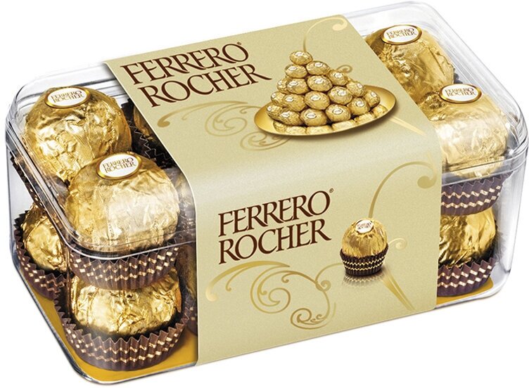 Конфеты Ferrero Rocher хрустящие из молочного шоколада 200г - фото №15