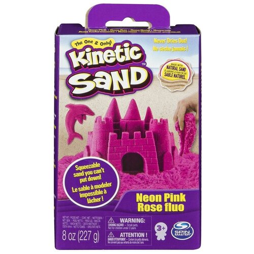 Песок для лепки Kinetic Sand, цвет: розовый