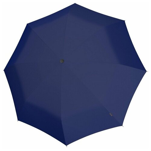 Зонт-трость Knirps, механика, купол 130 см, 8 спиц, синий