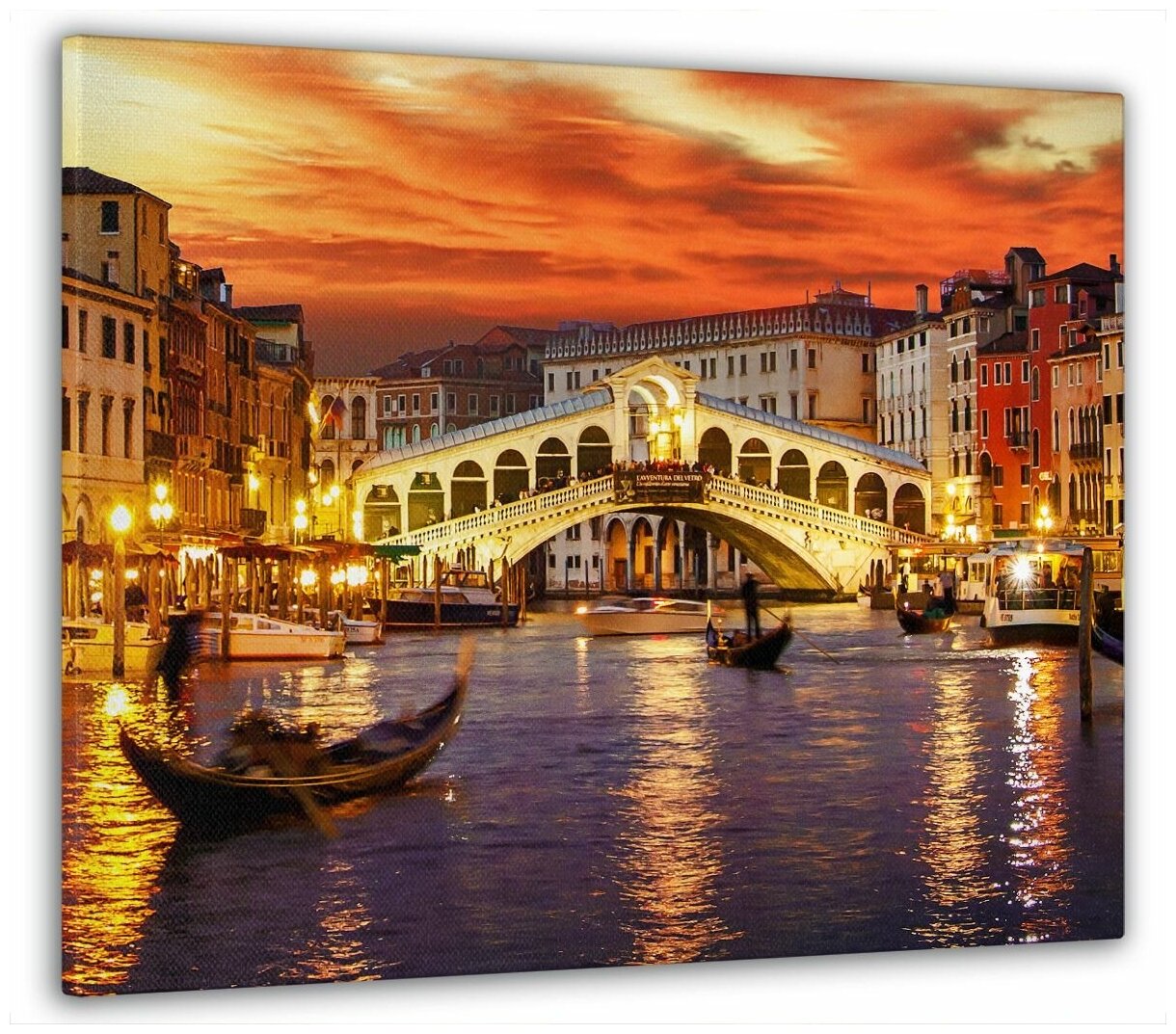Картина на стену, для интерьера "Венеция" 50x70 см