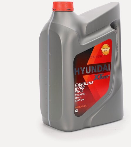 Изображение товара Синтетическое моторное масло HYUNDAI XTeer Gasoline G700 5W-30, 6 л
