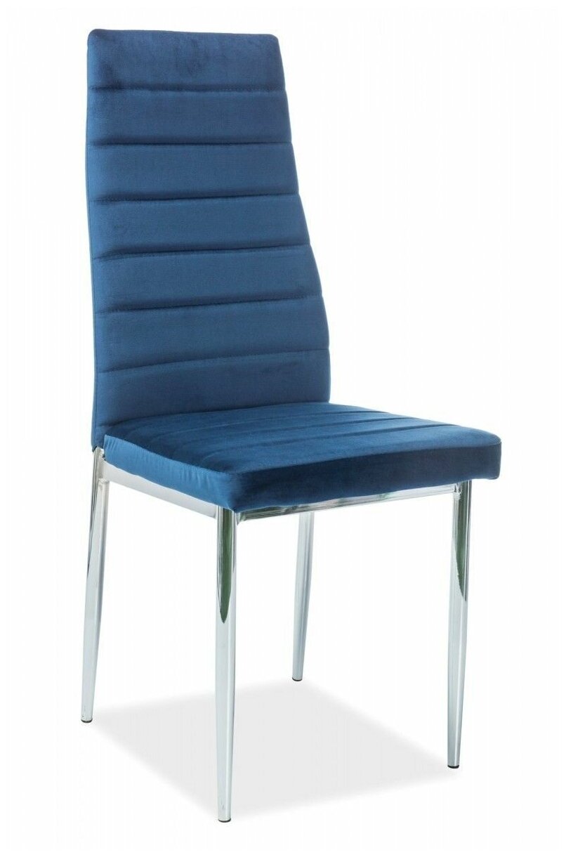 Стул SIGNAL H261 VELVET, темно-синий