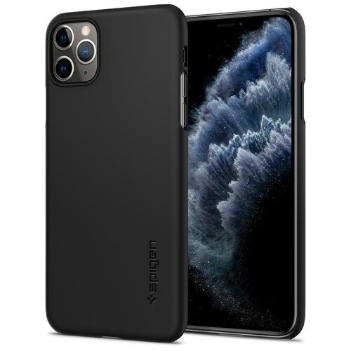 Чехол-накладка SPIGEN для iPhone 11 Pro - Thin Fit Classic - Черный - 077CS27450