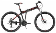 Велосипед Stark Cobra 26.2 D (2023) 18" черный/красный/черный