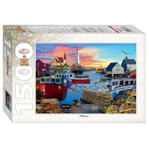 Пазл Бухта Пегги 1500 элементов мозаика puzzle 1500 бухта пегги 444955