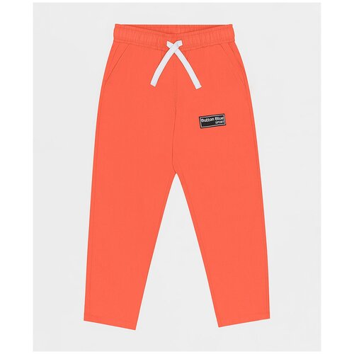 фото Брюки чинос button blue, размер 98, красный