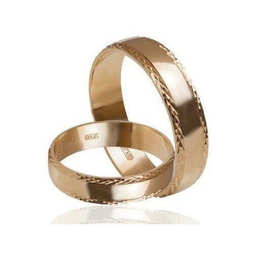 Кольцо, красное золото, 585 проба, размер 15.5, красный