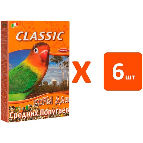 FIORY CLASSIC корм для средних попугаев (650 гр х 6 шт)