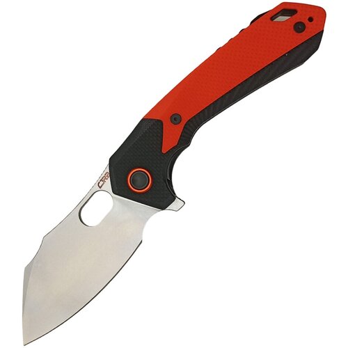 Нож CJRB Caldera J1923-OE, рукоять черно-оранжевая G10, AR-RPM9, SW нож cjrb caldera j1923 oe рукоять черно оранжевая g10 ar rpm9 sw