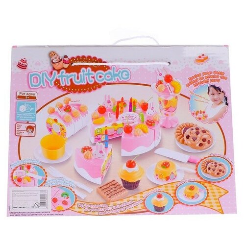 Торт с пирожным «С Днём Рождения!», 23 предмета