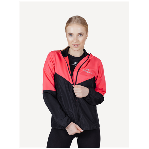 Женская куртка ветровка Nordski Sport (44/S, pink-black)