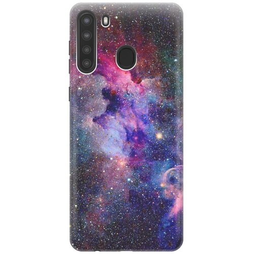 фото Gosso ультратонкий силиконовый чехол-накладка для samsung galaxy a21 с принтом "открытый космос"