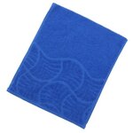 Полотенце махровое Волна 30х70 см, цв 1148 синий, хл.100% 300 гр/м 1130461 - изображение