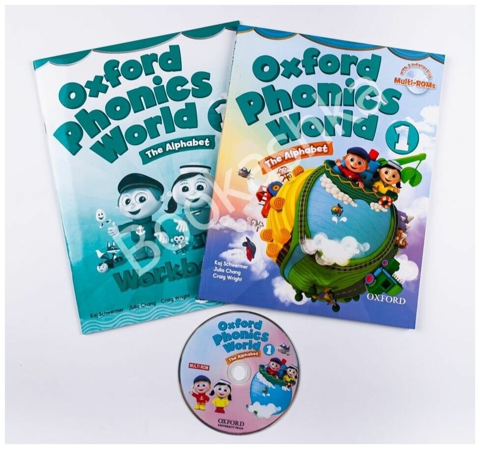 Комплект Oxford Phonics World Level 1 Student Book + Workbook + CD