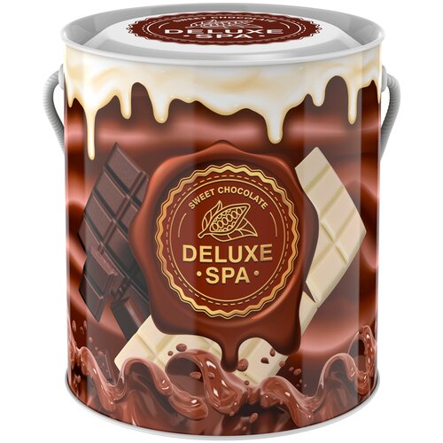 CHOCOLATE SPA, шоколадный СПА, подарочный Бьюти набор из 4 предметов для СПА процедуры у себя дома. Подарочное издание в премиум упаковке.