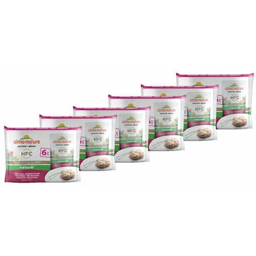 Almo Nature Набор 6 шт. по 55г паучи для Кошек с Тунцом и Курицей (Multipack Classic Tuna and Chicken) 0,33 кг х 6 шт. almo nature набор 6 шт по 55г паучи для кошек куриное филе multipack classic chicken fillet 0 33 кг х 6 шт