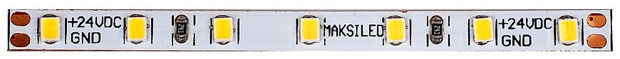 Светодиодная лента MAKSILED ML-R140-2216-CW-S 24В, 6Вт/м, 140 д/м, IP20, 5м - фотография № 2