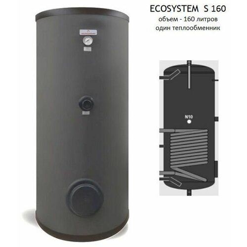 Бойлер Ecosystem S 160 косвенного нагрева 202000 S 160 7370700₽