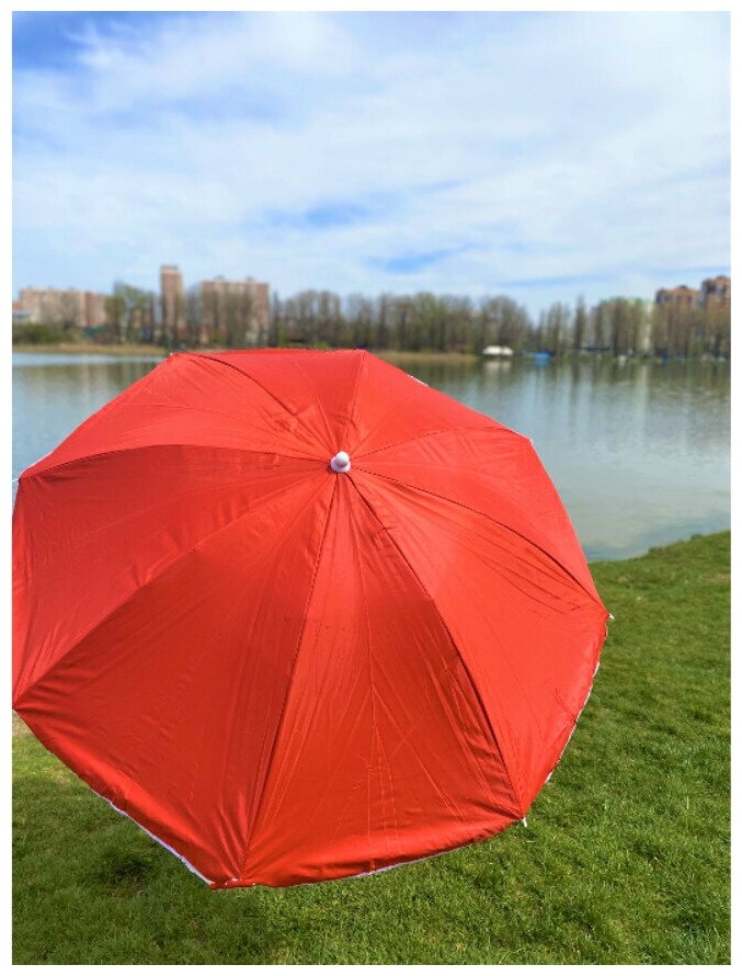 Пляжный зонт / садовый зонт диаметр 160 см - фотография № 5