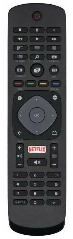 Пульт для Philips 996596001555 (HOF16H303GPD24, 398GR08BEPHN11HL) NETFLIX