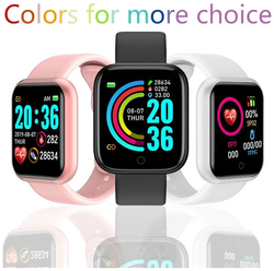 Умные смарт часы для Android и iOS / цвет черный