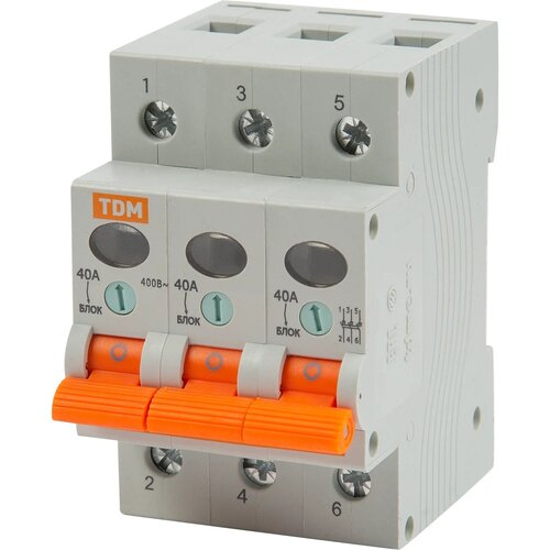 Выключатель нагрузки TDM Electric ВН-32 3P 40 А