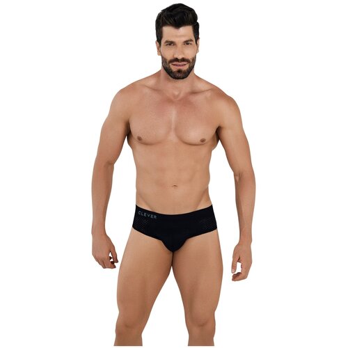 Мужские трусы брифы черные Clever ZURICH BRIEF 102811 M (46)