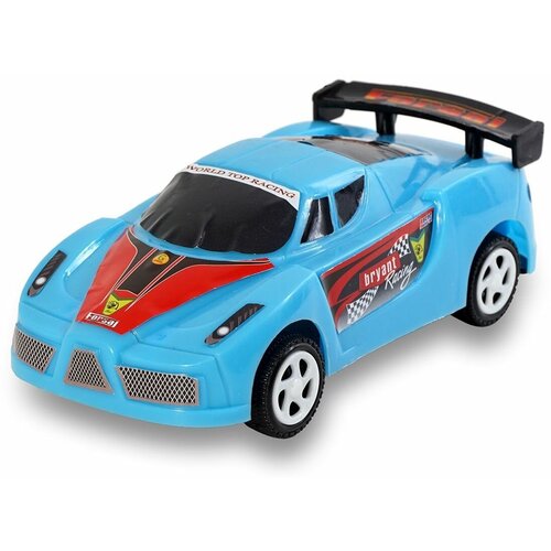 Машинка гоночная пластик, длина 15 см, цвет синий, игрушка джип для мальчика