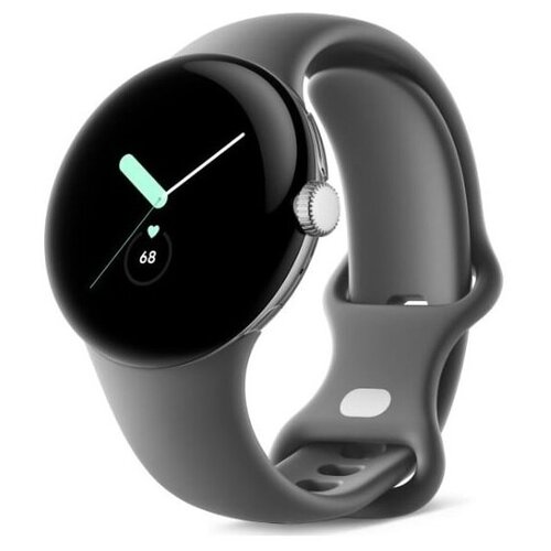 Умные часы Google Pixel Watch 41mm Wi-Fi Polished SilverCharcoal Band 3449000₽