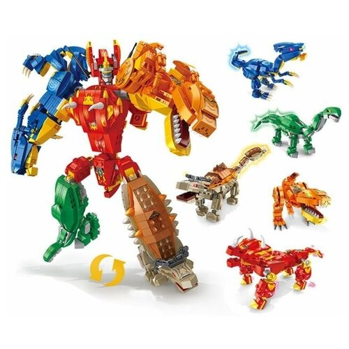 Конструктор Трансформер динозавр 5 в 1 633061